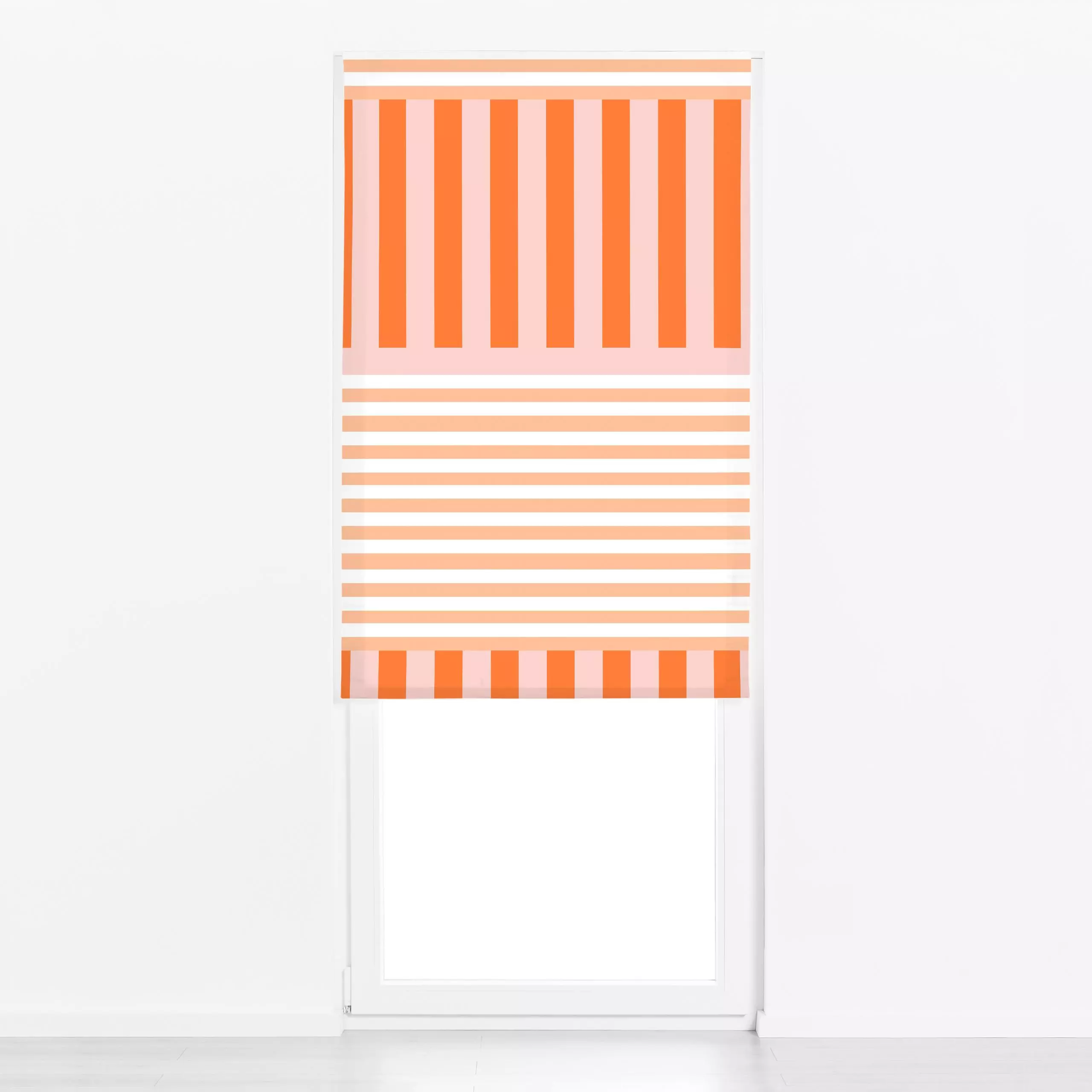 Raffrollo Stripes to Be mixed - Sommer, Symbole & Muster - von „Jana Moßmann"; Streifen, Strand, summer, Beach, stripes, ges...