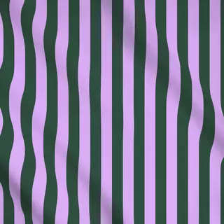 Meterware Streifen lila dunkelgrün