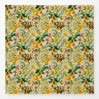 Tischdecke Tropischer Gartenzauber beige