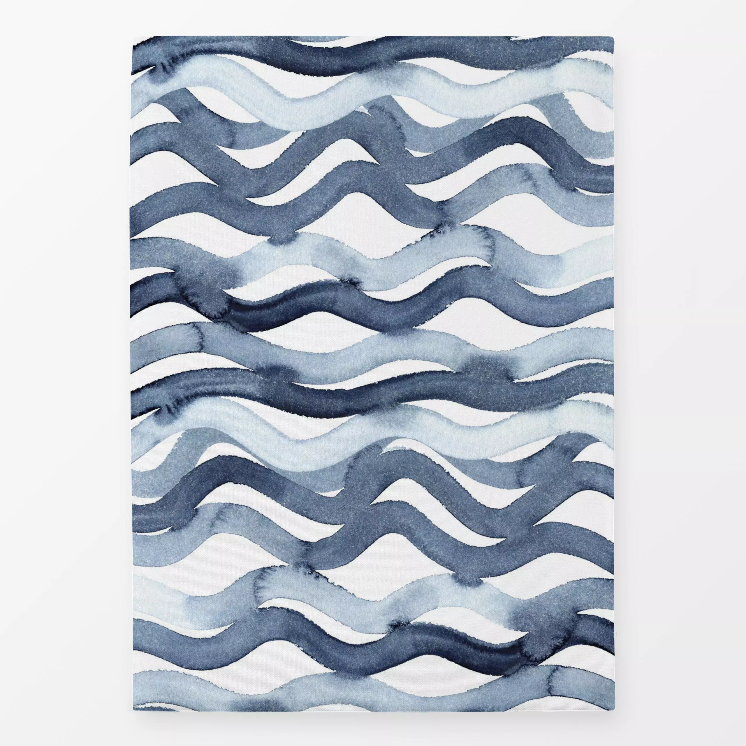 Geschirrtücher Ocean Waves - Natur & Landschaft, Symbole & Muster - von „Sophie Reusche"; Muster, Wasserfarben, Aquarell, Na...
