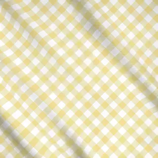 Meterware Gingham diagonal gelb