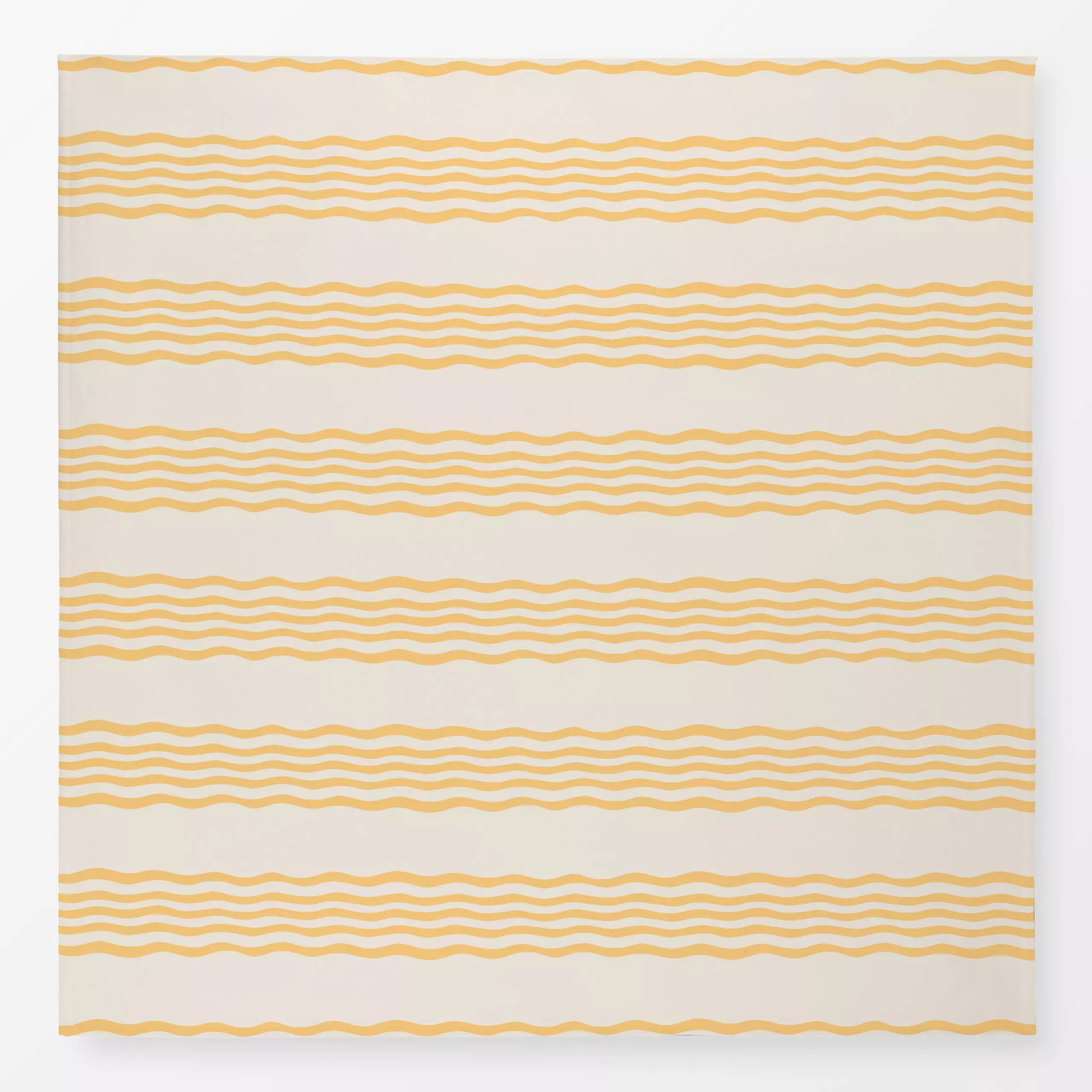 Tischdecke Wellen Streifen Gelb - Symbole & Muster - von „Studio Kesse"; Linien, Streifen, Sonne, Sommer, wellen, gelb, gest...