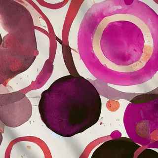 Meterware Watercolor Fun Viva magenta