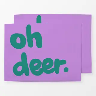 Tischset Oh Deer 2