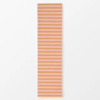Tischläufer Querstreifen orange rosa