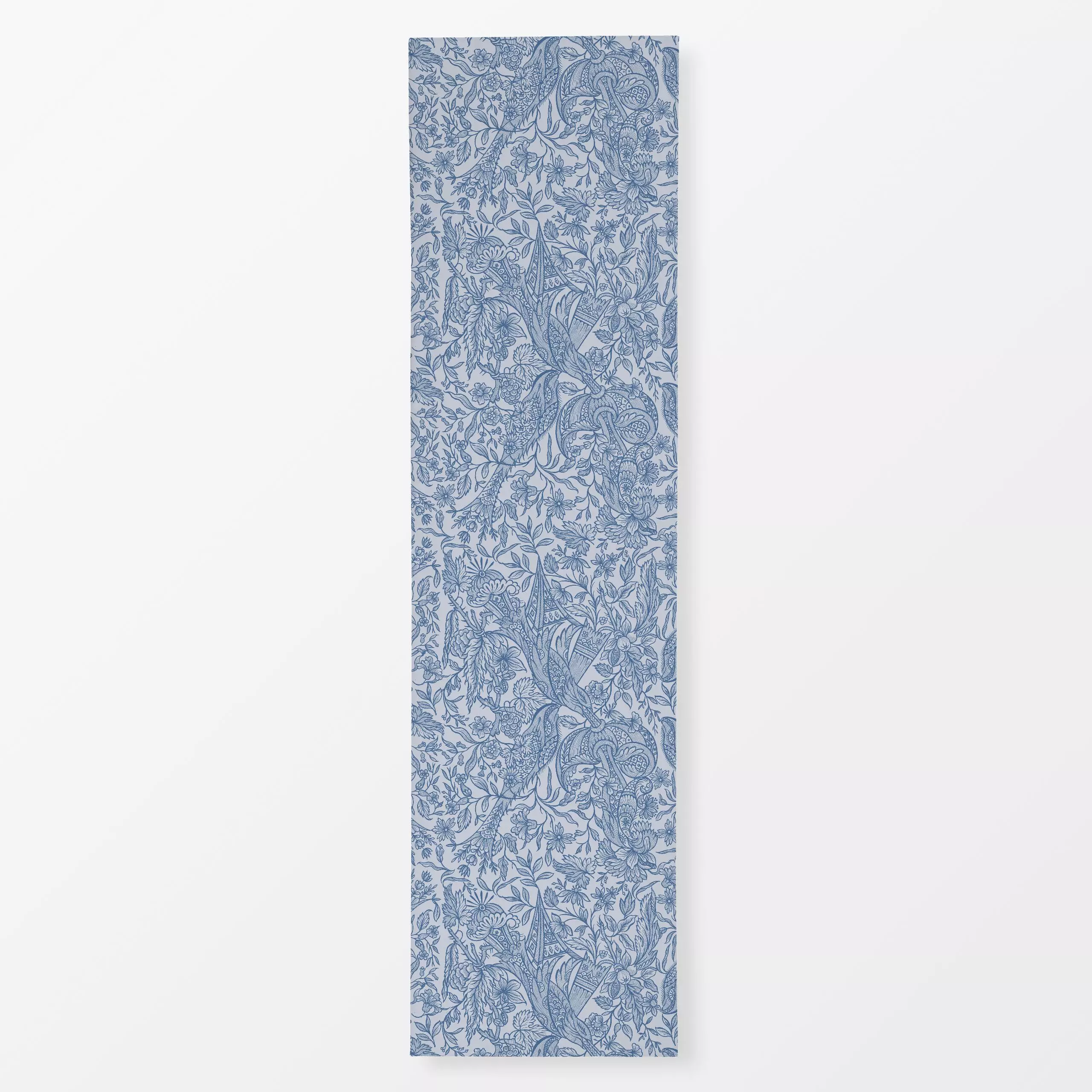 Tischläufer Vintage Floral Blue - Blumen & Florales, Retro & Vintage - von „Andrea Haase"; Natur, verspielt, botanik, Nostal...