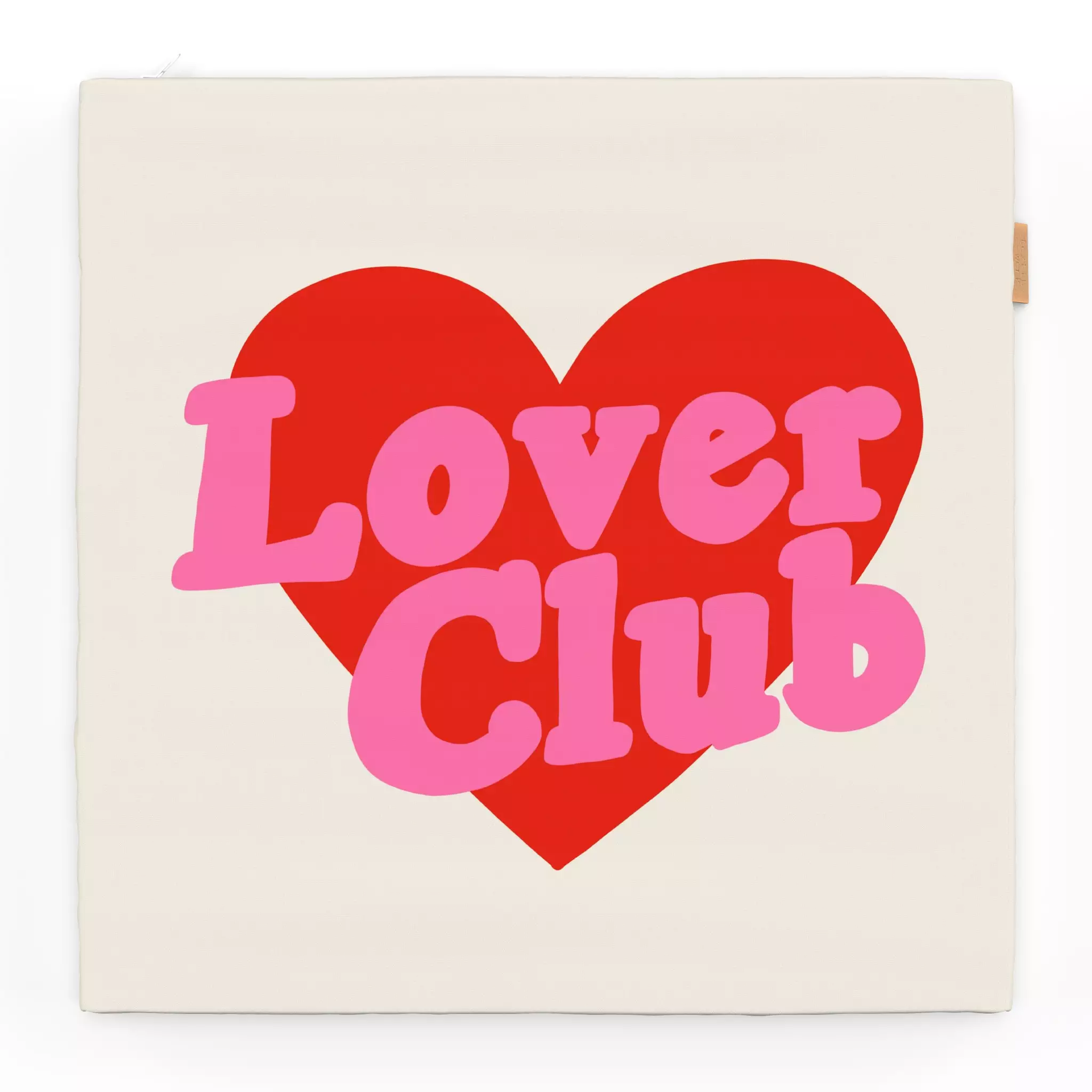 Sitzkissen Lover Club Heart Lover Club Heart