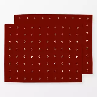 Tischset Folklore Muster Blüten