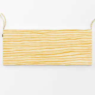 Bankauflage Wilde-Streifen-gelb