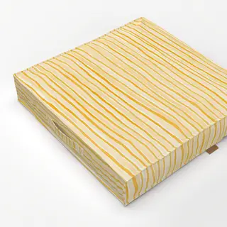Bodenkissen Wilde-Streifen-gelb