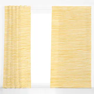 Dekovorhang Wilde-Streifen-gelb