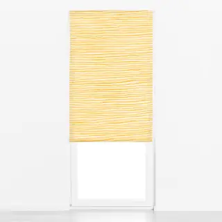 Raffrollo Wilde-Streifen-gelb