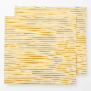 Servietten Wilde-Streifen-gelb
