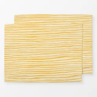 Tischset Wilde-Streifen-gelb
