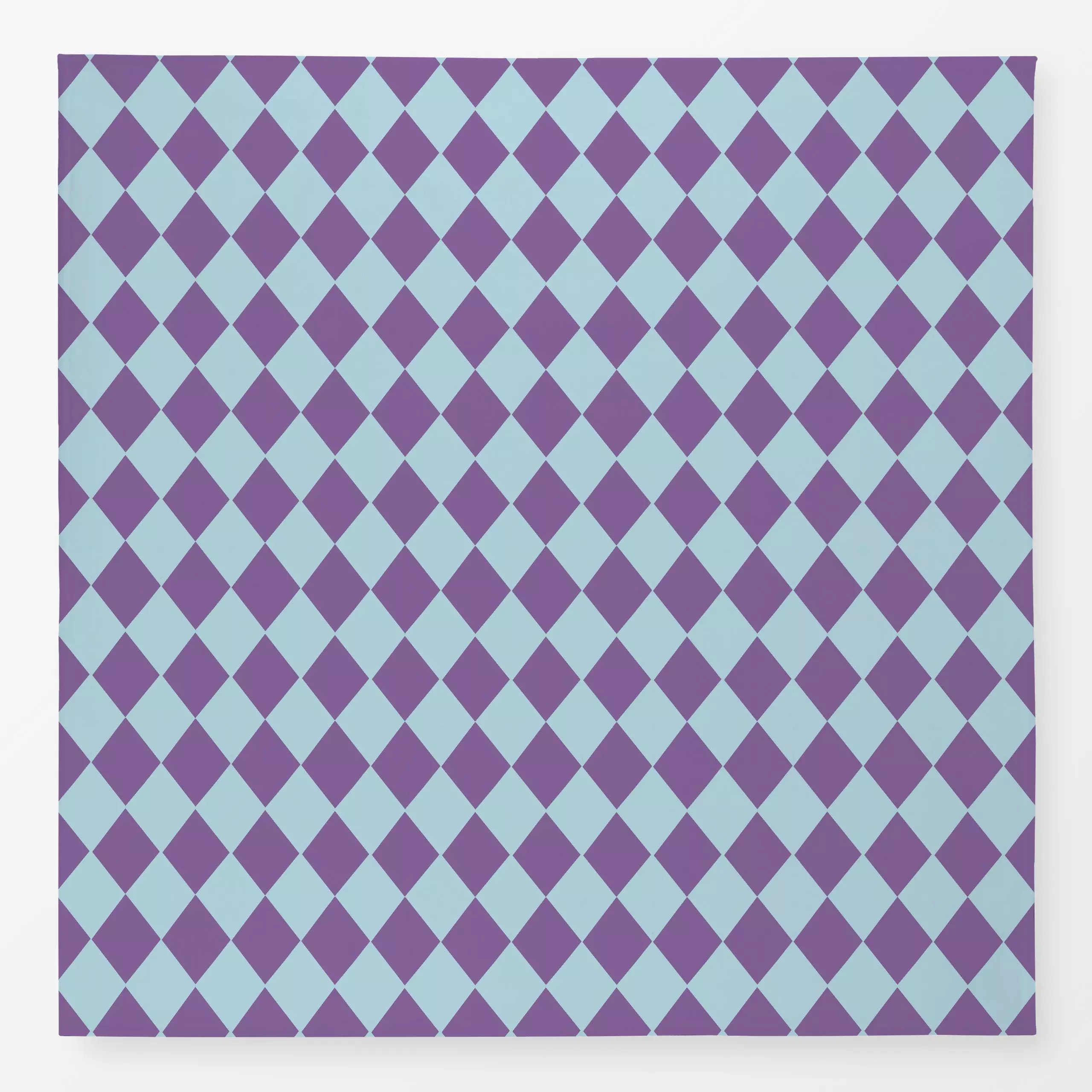 Tischdecke Rauten lila hellblau - Weihnachten, Winter, Symbole & Muster - von „Iris Knabenschuh Textildesign"; Muster, Weihn...