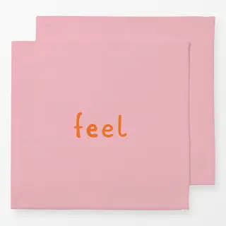 Servietten Love Feel rosa