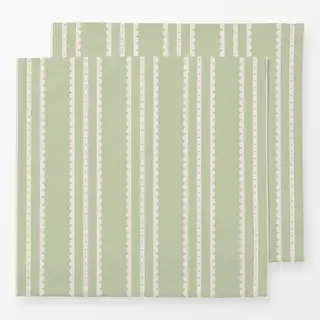 Servietten Spitzenstreifen Grün