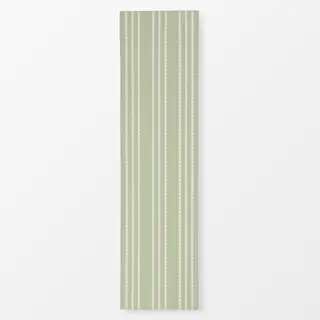 Tischläufer Spitzenstreifen Grün