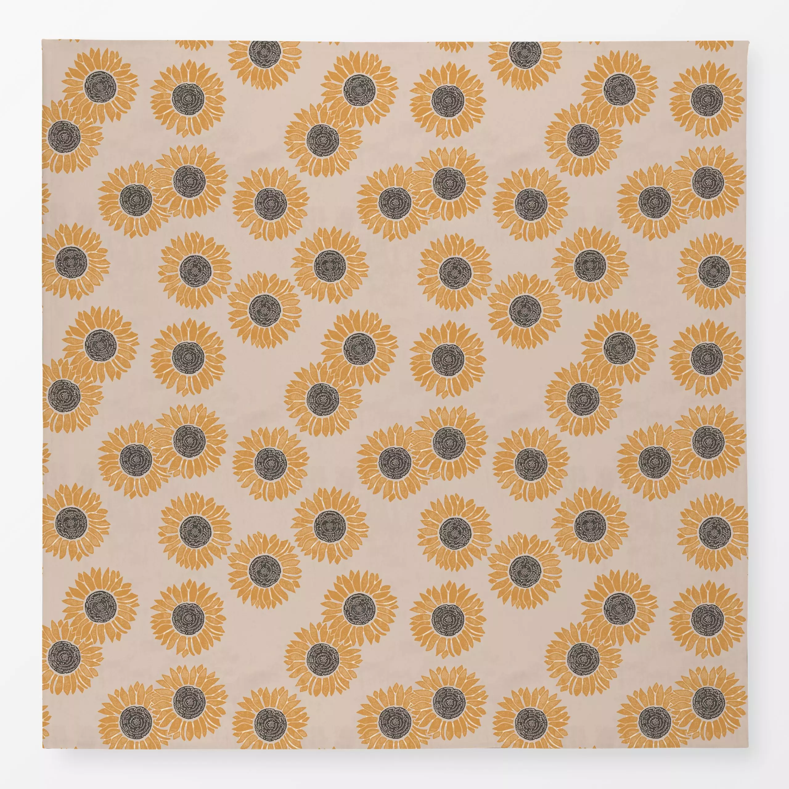 Tischdecke Sunflowers - Blumen & Florales, Herbst, Pflanzen & Botanik - von „Studio Kesse"; boho, Blumen, Blüten, floral, so...