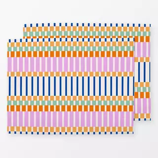 Tischset summer stripes mix
