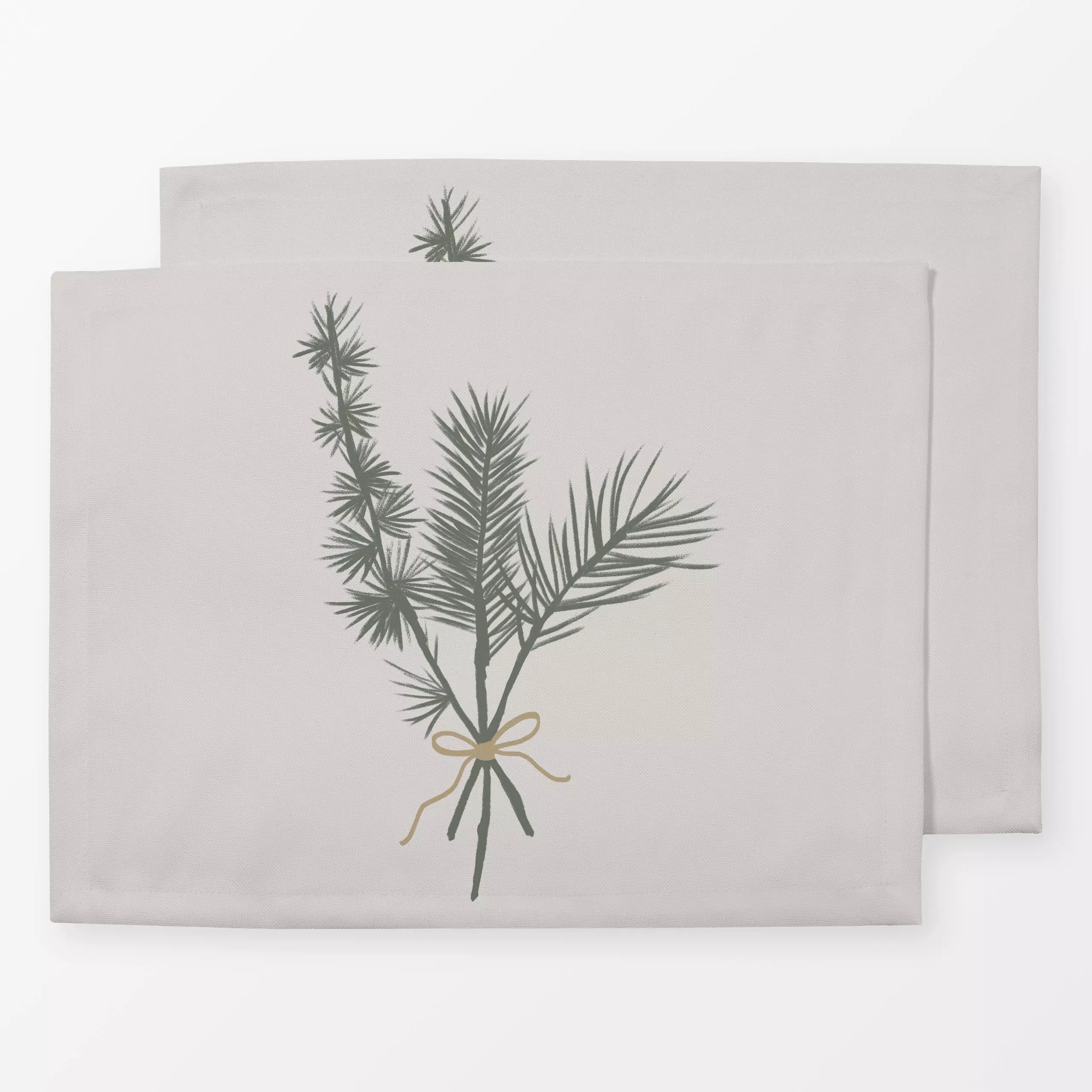 Tischset Weihnachtsstrauß 3 - Weihnachten, Winter - von „textilwerk"
