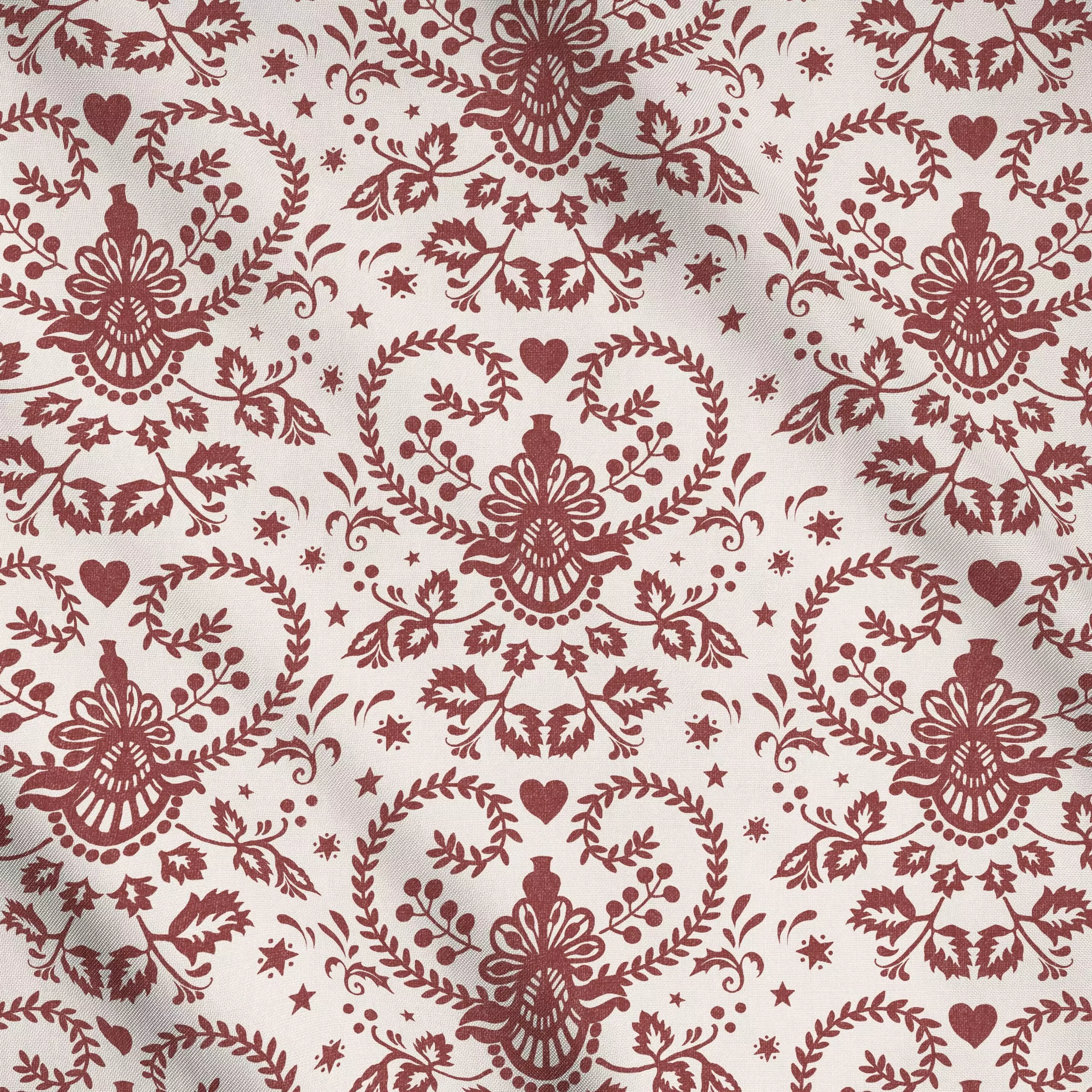 Meterware Whimsy Folk Christmas II - Kinderzimmer & Motive für Kinder, Weihnachten, Winter - von „Bloomery Decor"; Tannenzap...