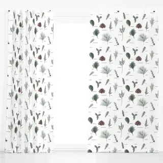Dekovorhang Winter Greens