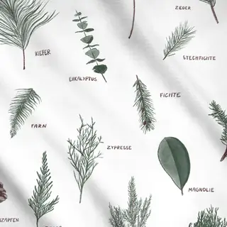 Meterware Winter Greens