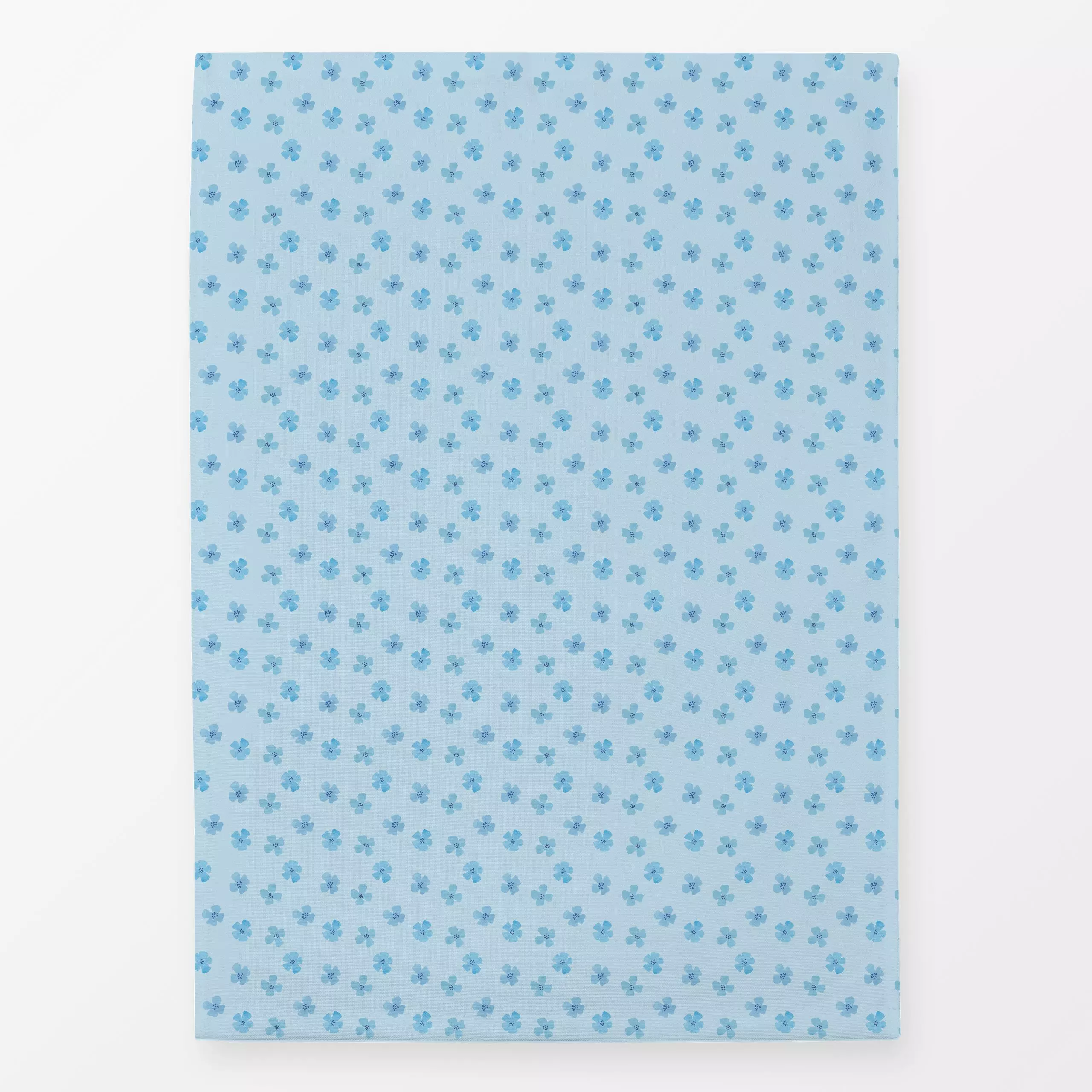 Geschirrtücher Muster Blüten blau II - Blumen & Florales, Frühling, Symbole & Muster - von „Kerstin Ax"; Blumen, Sommer, flo...