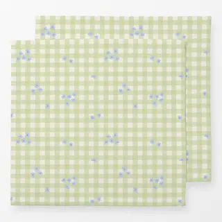 Servietten Gingham Flowers