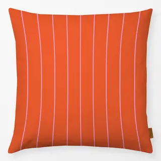 Kissen Fine Stripes pink orange