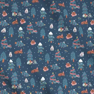 Meterware Christmas Cats