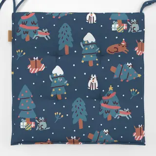 Sitzkissen Christmas Cats