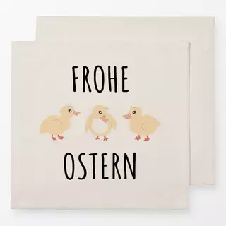 Servietten Frohe Ostern Küken