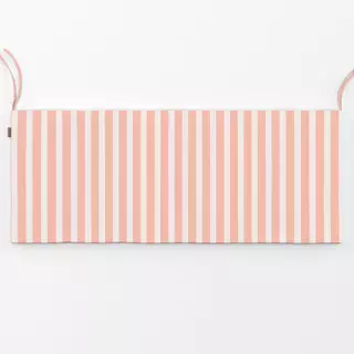 Bankauflage Streifen Rosa & Weiß