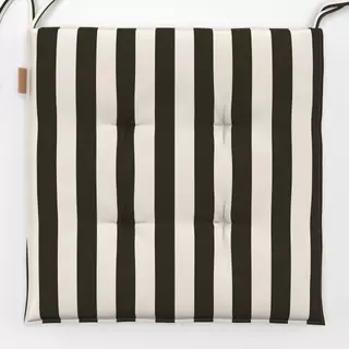 Sitzkissen Streifen Beige Braun