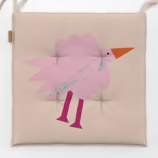 Sitzkissen Vogel