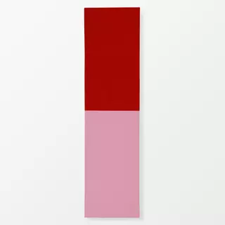 Tischläufer Colorblocking Rot&Rosa