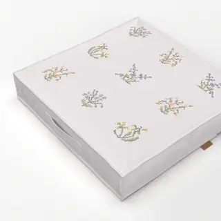 Bodenkissen Kreuzstich Blumen
