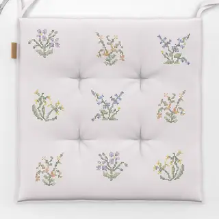 Sitzkissen Kreuzstich Blumen