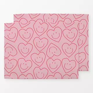 Tischset Heart Allover Pattern