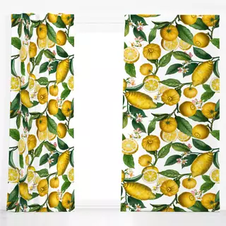 Dekovorhang Zitronen Limonade 4