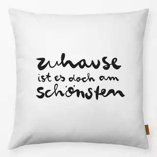 Kissen Zuhause am schönsten