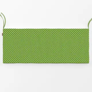 Bankauflage Punkte Polkadot Beige Grün