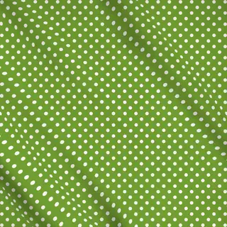 Meterware Punkte Polkadot Beige Grün