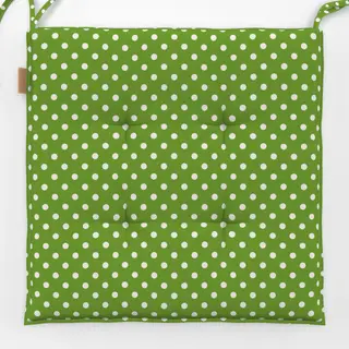 Sitzkissen Punkte Polkadot Beige Grün