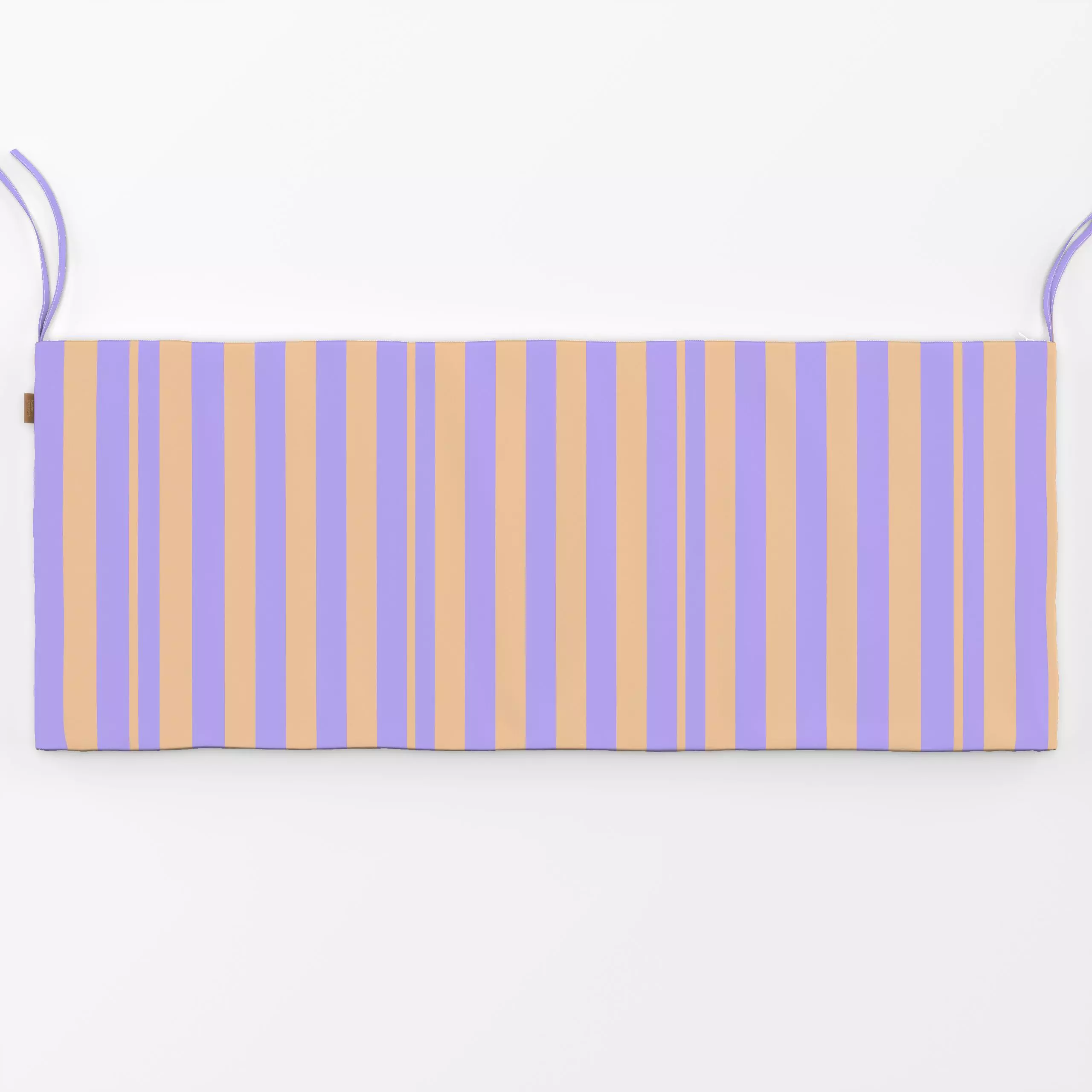 Bankauflage Summer Stripes Lilac - Symbole & Muster - von „Studio ROSAGRAU"; minimal, linie, Pinsel, Garten, Lavendel, summe...