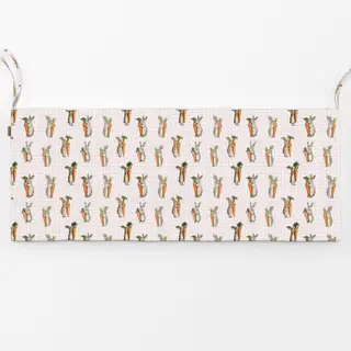 Bankauflage Hasen Möhren Karo Muster