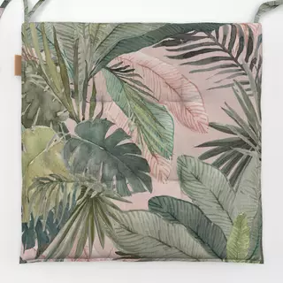 Sitzkissen Tropical watercolour Palms