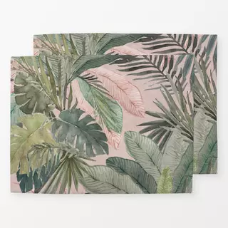 Tischset Tropical watercolour Palms